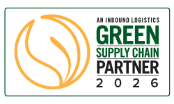 Inbound Logistics Green Partner 2026 award received by BlueGrace Logistics