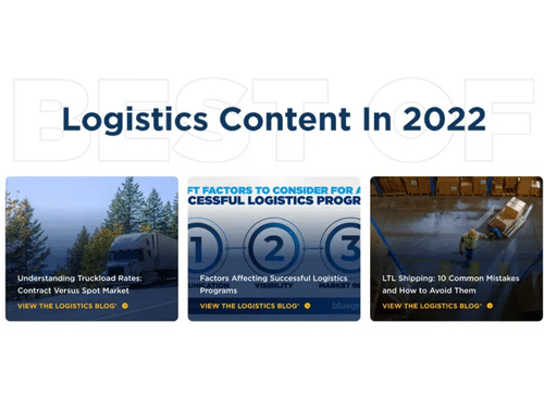 2022 Best Of Logistics Content