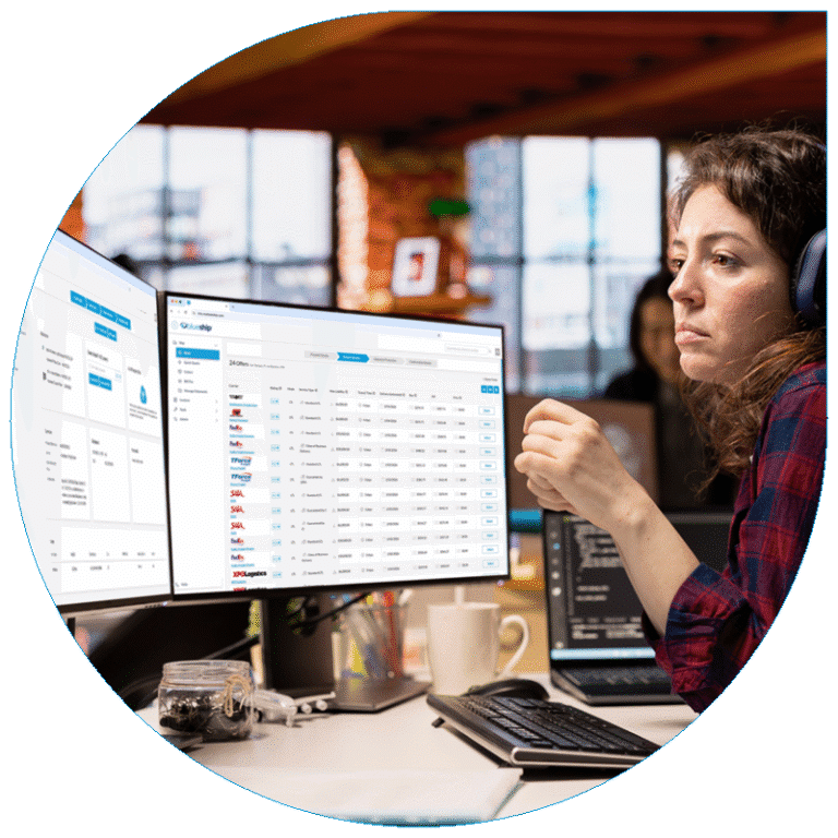 blueship screen and femaile account manager