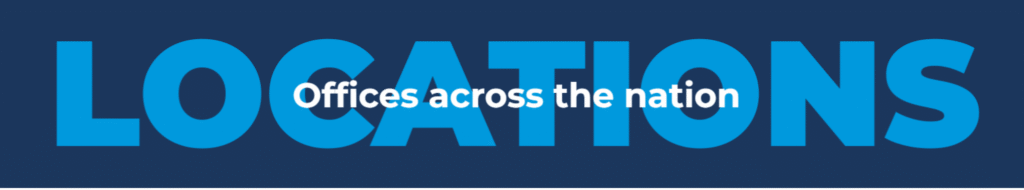 Locations offices across the nation