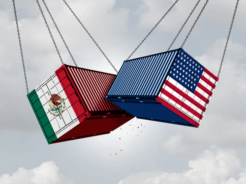 Mexicos and United States Suspended Containers