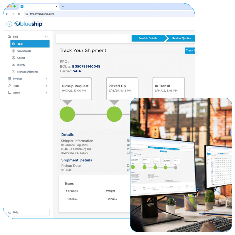 bluegrace blueship screens square inset tracking