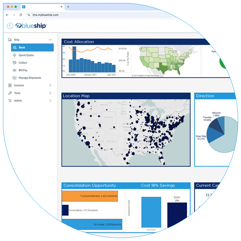 bluegrace blueship screens vision