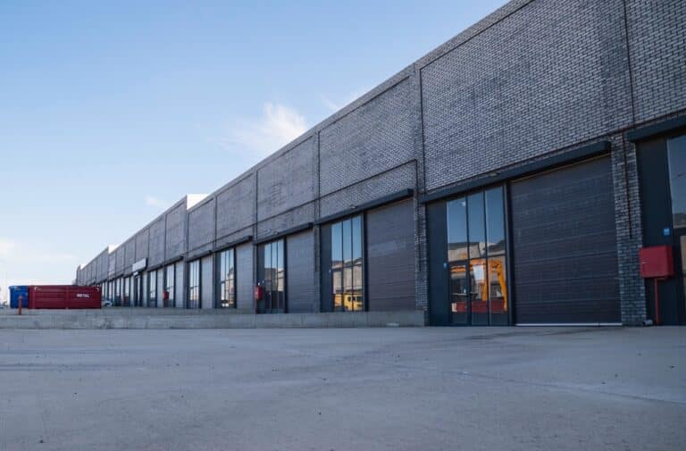 Industries outside an industrial warehouse