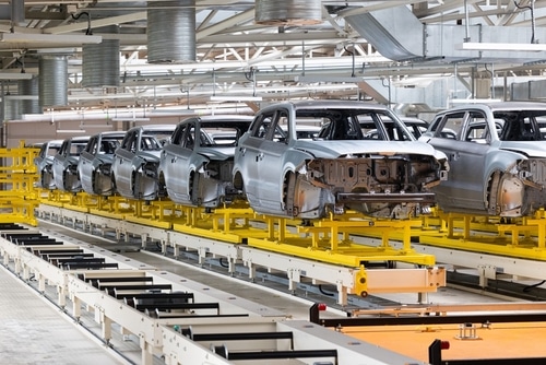 Manufacturing auto assembly line
