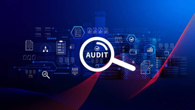 Abstract visual representing freight audit and supply chain processes