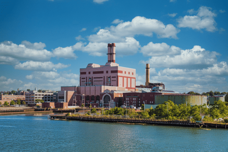 Boston Steam Electric Plant by Harbor
