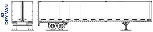 53-foot dry van trailer